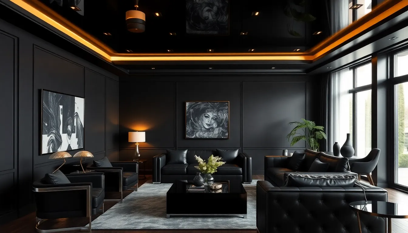 27 Stunning Black Living Room Ideas That Will Transform Your Space in 2025 4 27 Stunning Black Living Room Ideas That Will Transform Your Space in 2025 3