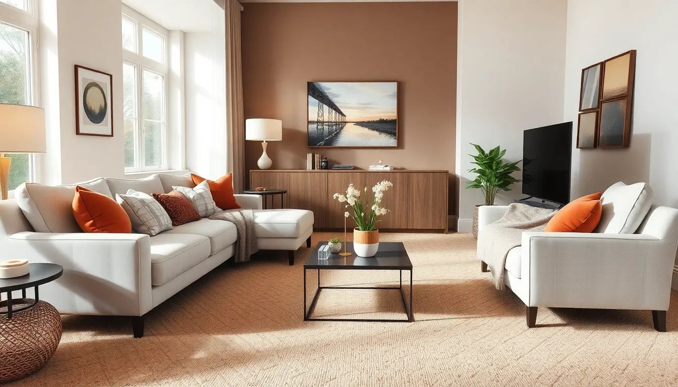 15 Best Carpet Ideas for Living Room That Will Transform Your Space in 2025 4 15 Best Carpet Ideas for Living Room That Will Transform Your Space in 2025 3