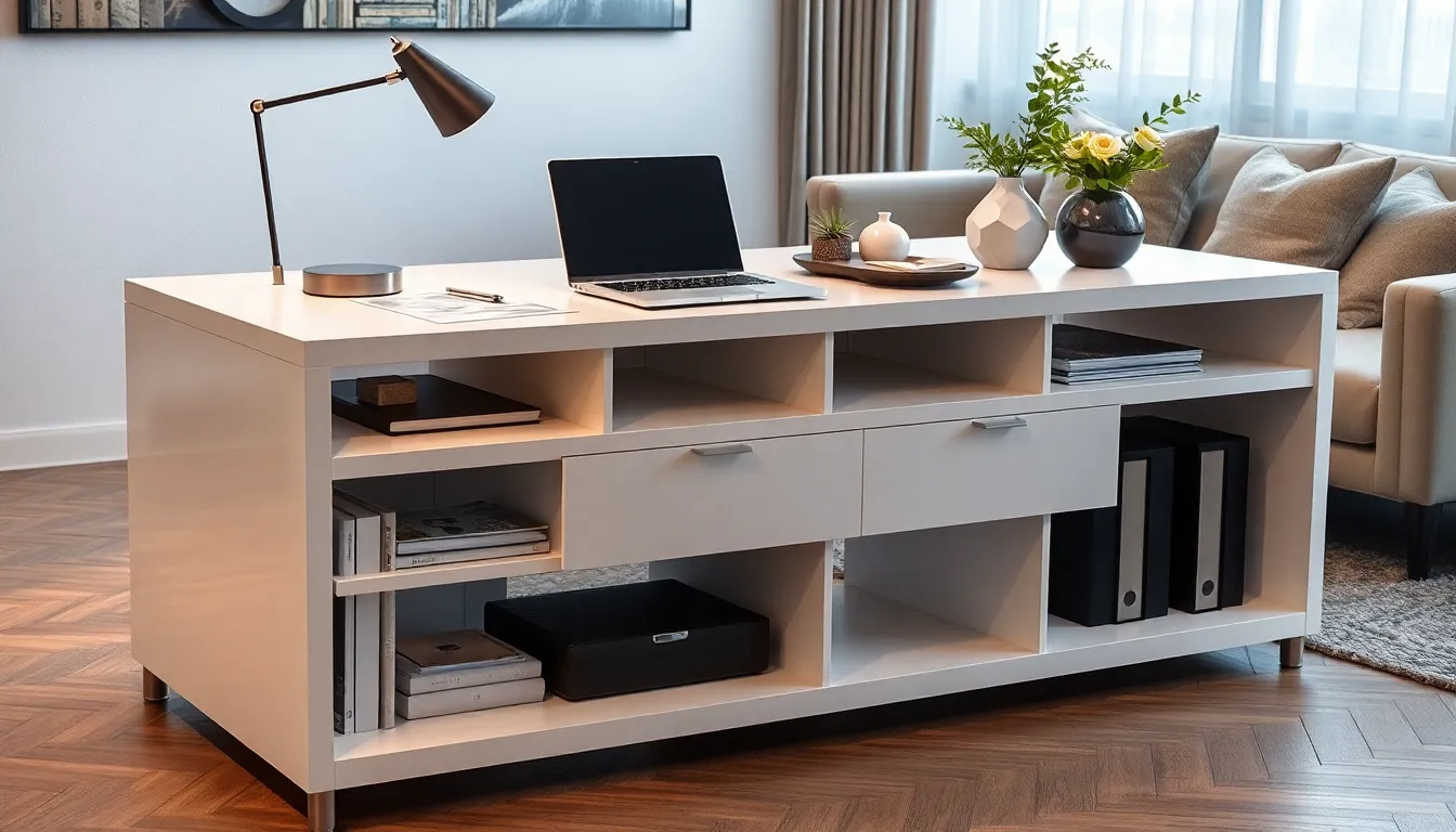 25 Genius Desk in Living Room Ideas That Actually Look Stylish (2025) 4 25 Genius Desk in Living Room Ideas That Actually Look Stylish (2025) 3