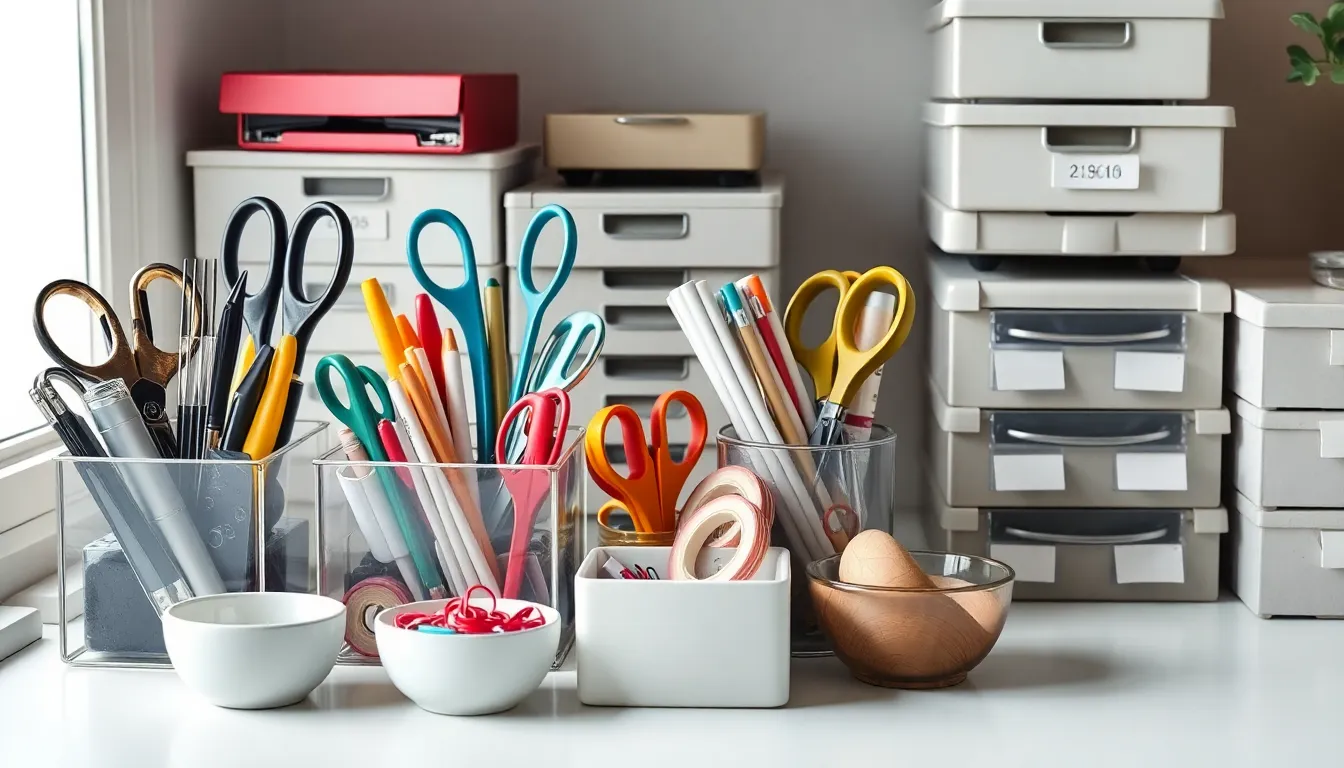 15 Genius Desk Organization Ideas That'll Transform Your Cluttered Workspace 4 15 Genius Desk Organization Ideas That'll Transform Your Cluttered Workspace 3