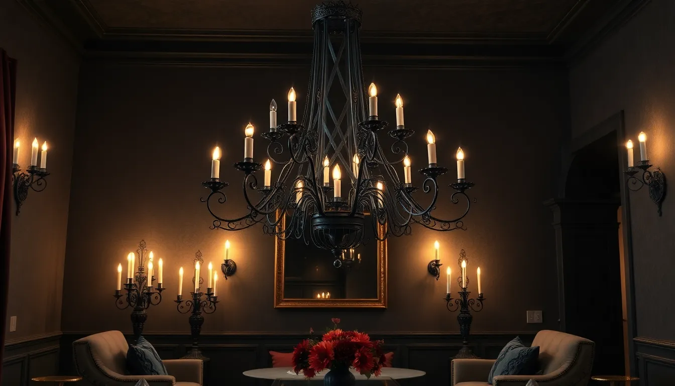 13 Gothic Living Room Ideas That Create Dark, Luxurious Elegance 4 13 Gothic Living Room Ideas That Create Dark, Luxurious Elegance 3