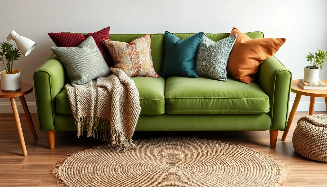 23 Stunning Green Couch Living Room Ideas That Will Transform Your Space 4 23 Stunning Green Couch Living Room Ideas That Will Transform Your Space 3