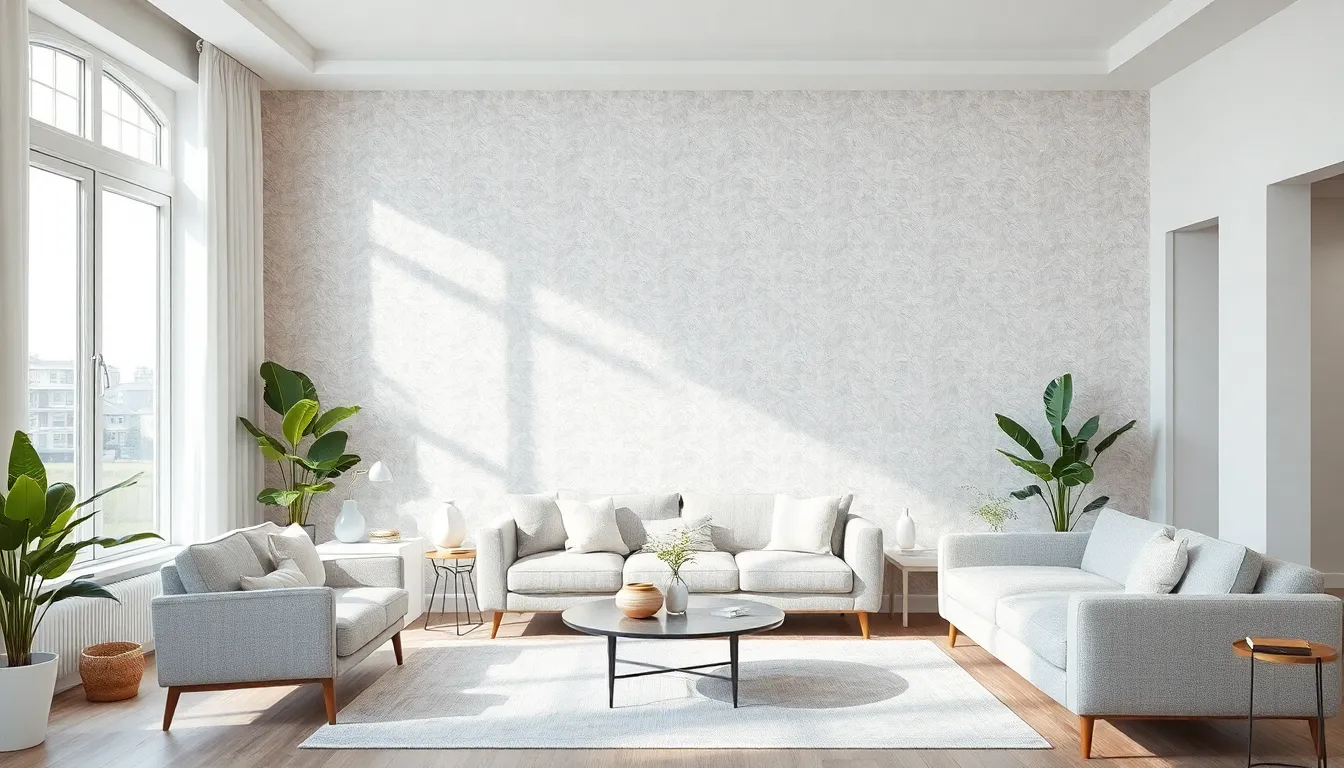 25 Stunning Grey Wallpaper Ideas for Living Room Feature Walls That'll Transform Your Space 4 25 Stunning Grey Wallpaper Ideas for Living Room Feature Walls That'll Transform Your Space 3