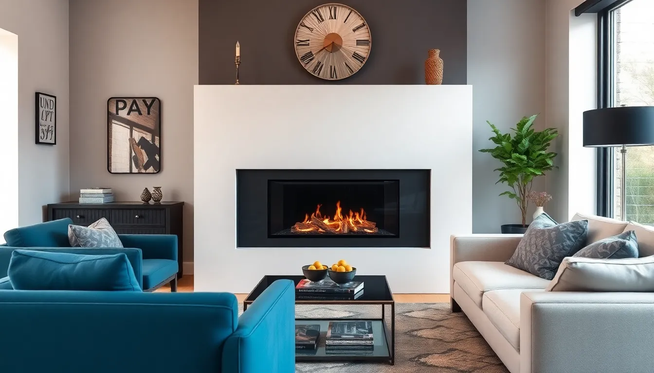 25 Stunning Ideas for Chimney Breast Living Room Design & Decor 3