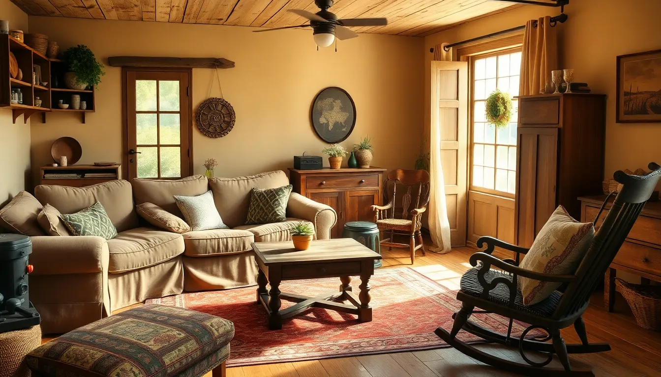 35 Country Living Room Ideas to Create Your Perfect Cozy Farmhouse Retreat 4 35 Country Living Room Ideas to Create Your Perfect Cozy Farmhouse Retreat 3