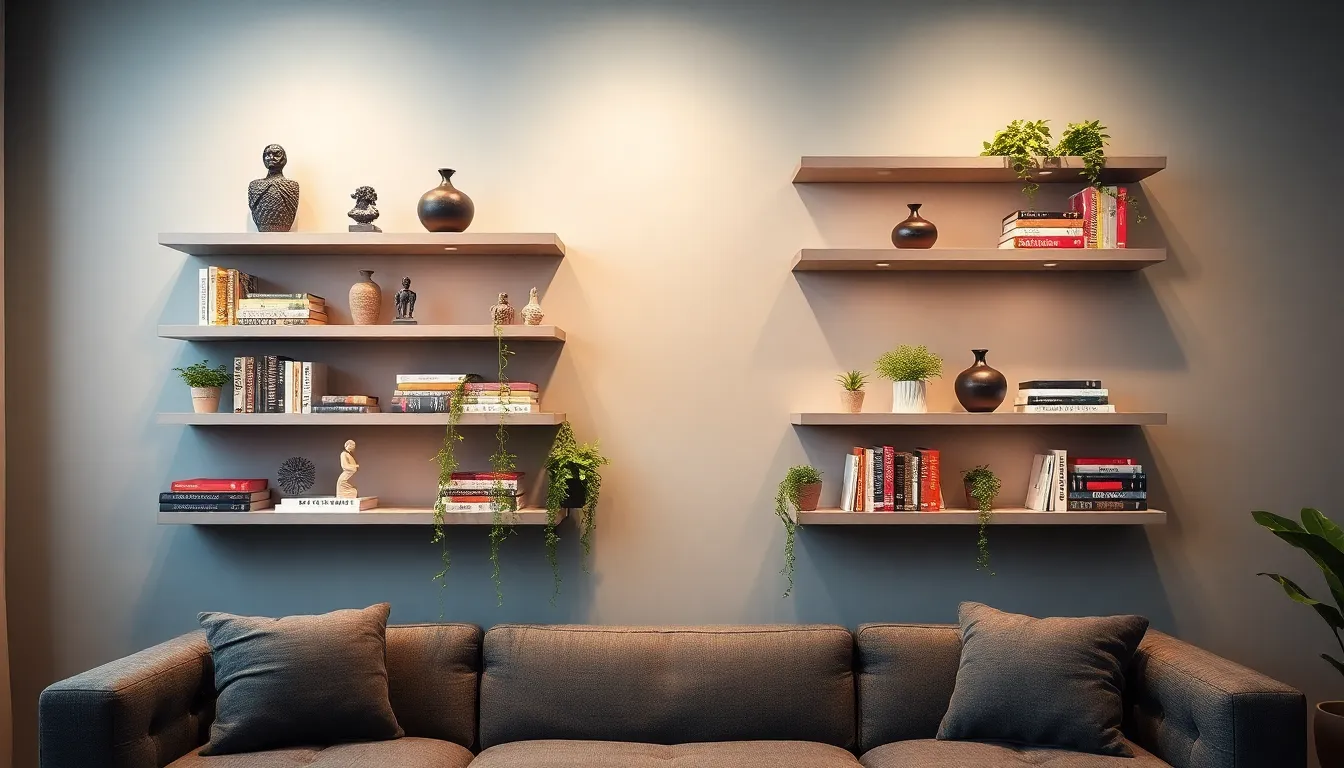 25 Stunning Ideas for Decorating Living Room Walls That Transform Any Space 4 25 Stunning Ideas for Decorating Living Room Walls That Transform Any Space 3
