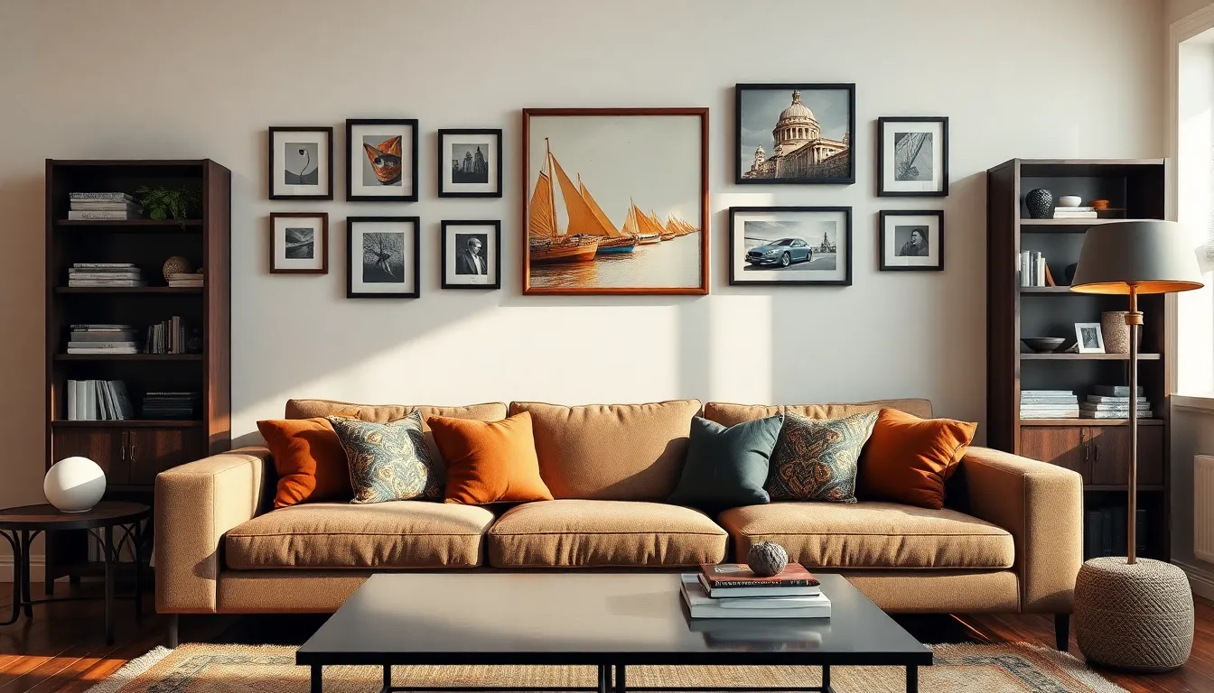 15 Creative Ideas for Hanging Pictures in Living Room That Transform Your Space 4 15 Creative Ideas for Hanging Pictures in Living Room That Transform Your Space 3