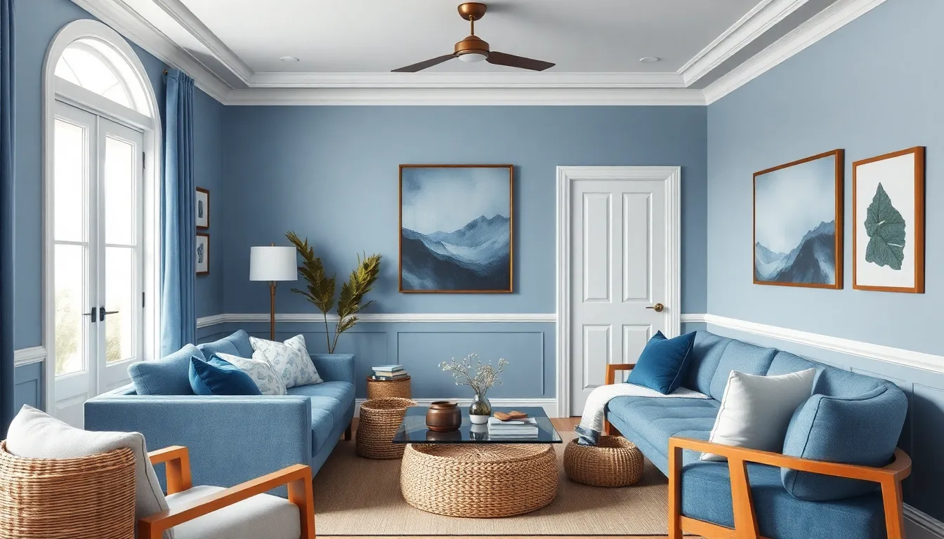 17 Brilliant Ideas for Painting a Small Living Room That Make It Look Bigger 4 17 Brilliant Ideas for Painting a Small Living Room That Make It Look Bigger 3