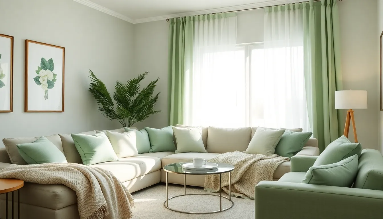 27 Light Green Living Room Ideas That Will Transform Your Space in 2025 4 27 Light Green Living Room Ideas That Will Transform Your Space in 2025 3