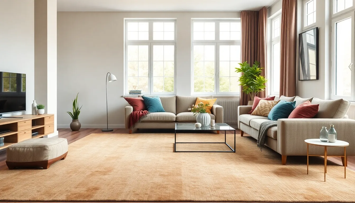 27 Stunning Living Room Carpet Ideas to Transform Your Space in 2025 4 27 Stunning Living Room Carpet Ideas to Transform Your Space in 2025 3
