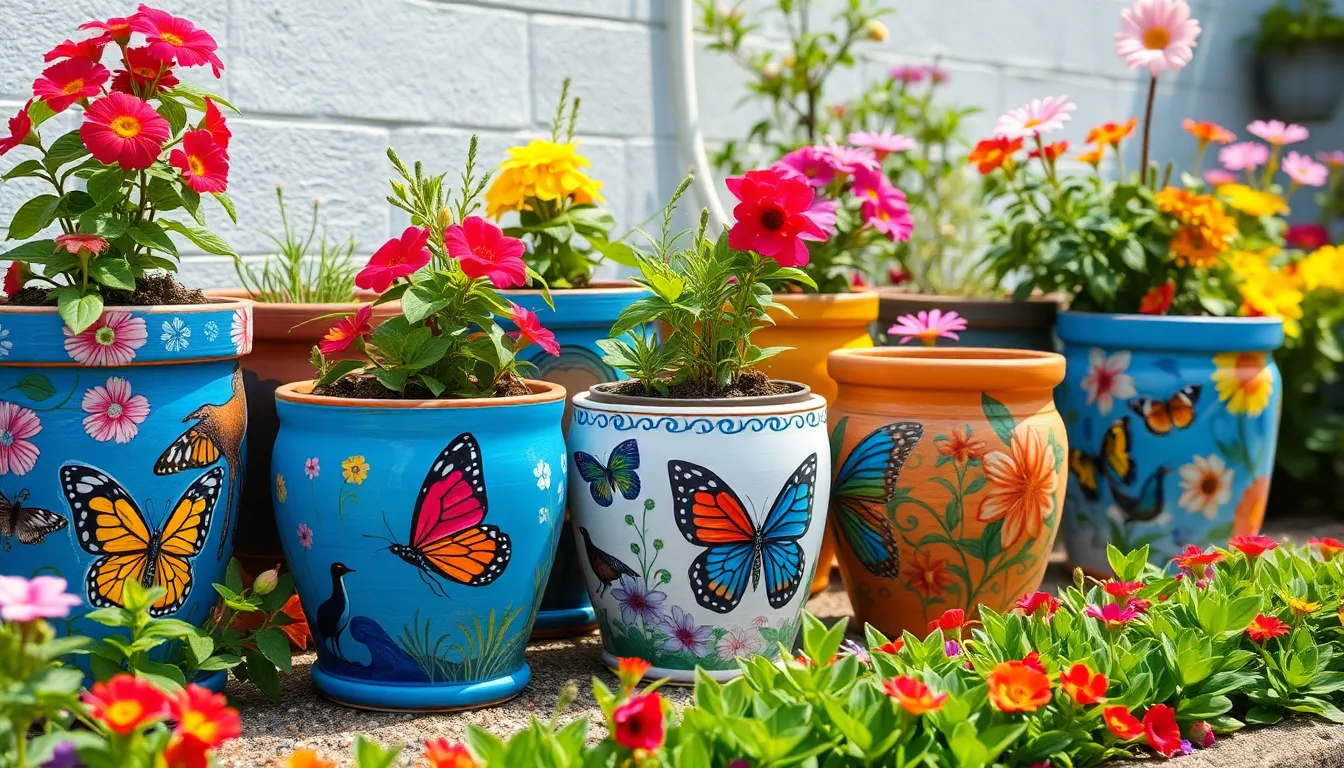 25 Creative Painting Pots Ideas to Transform Your Garden (Easy DIY Guide) 4 25 Creative Painting Pots Ideas to Transform Your Garden (Easy DIY Guide) 3