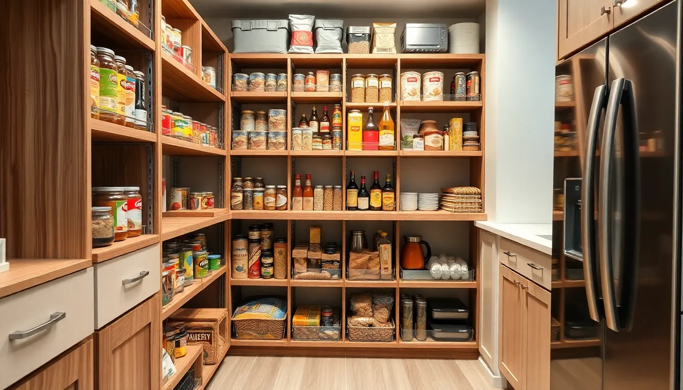 27 Genius Pantry Shelving Ideas That Will Transform Your Kitchen Storage 4 27 Genius Pantry Shelving Ideas That Will Transform Your Kitchen Storage 3