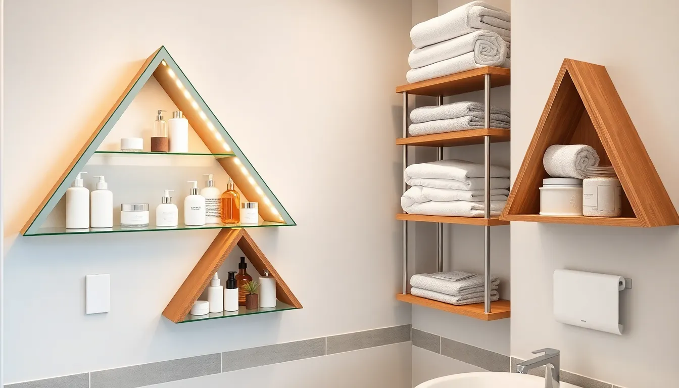 15 Genius Small Bathroom Shelf Ideas That Maximize Every Inch of Space 3