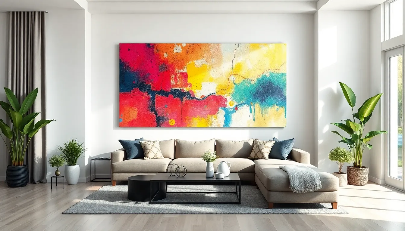 25 Canvas Painting Ideas for Living Room That'll Transform Your Space 6 25 Canvas Painting Ideas for Living Room That'll Transform Your Space 5