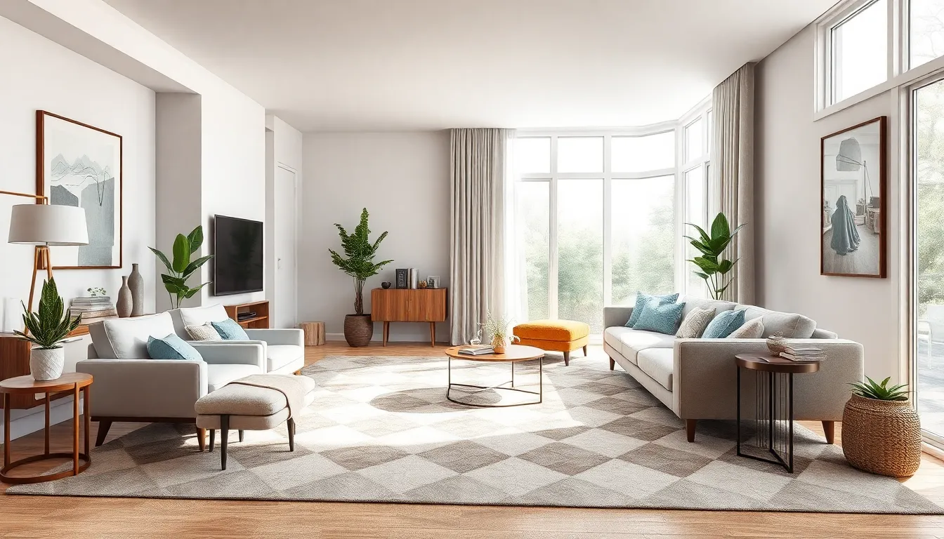 15 Best Carpet Ideas for Living Room That Will Transform Your Space in 2025 6 15 Best Carpet Ideas for Living Room That Will Transform Your Space in 2025 5
