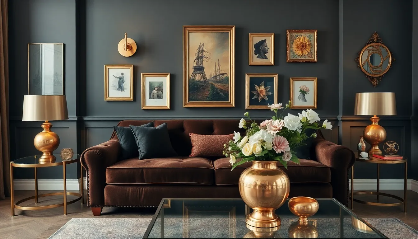 27 Stunning Dark Brown Couch Living Room Ideas That'll Transform Your Space 6 27 Stunning Dark Brown Couch Living Room Ideas That'll Transform Your Space 5