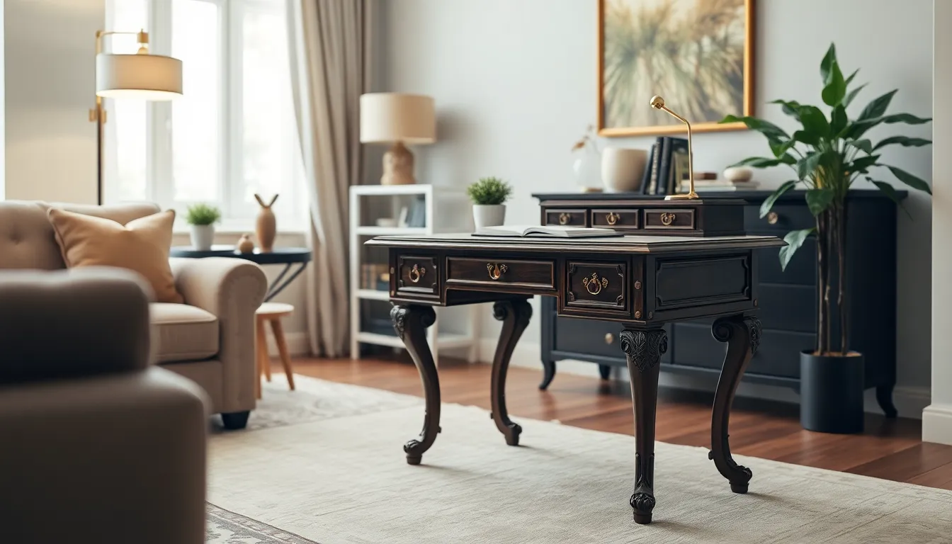 25 Genius Desk in Living Room Ideas That Actually Look Stylish (2025) 6 25 Genius Desk in Living Room Ideas That Actually Look Stylish (2025) 5