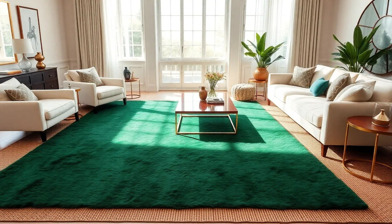 25 Stunning Emerald Green Living Room Ideas That Will Transform Your Space 5