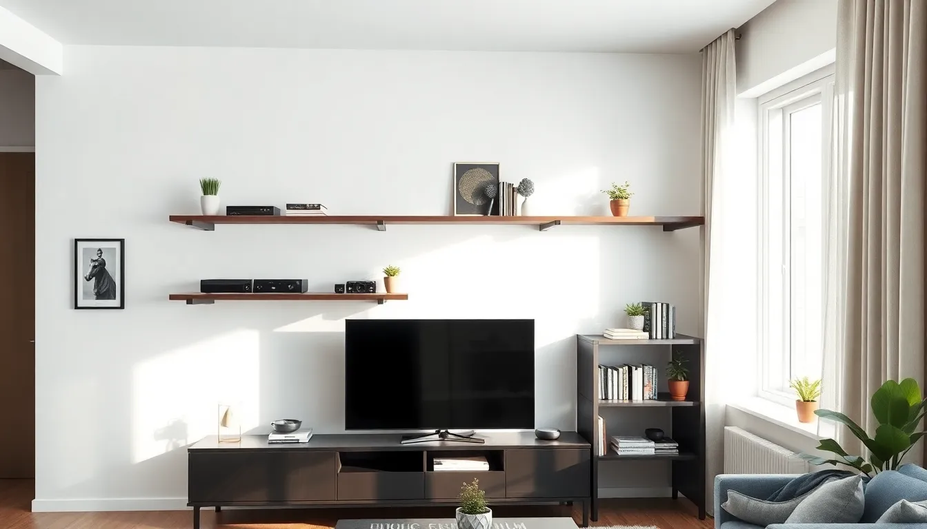 25+ Floating Shelf Ideas for Living Room That Transform Any Space (2025 Guide) 6 25+ Floating Shelf Ideas for Living Room That Transform Any Space (2025 Guide) 5