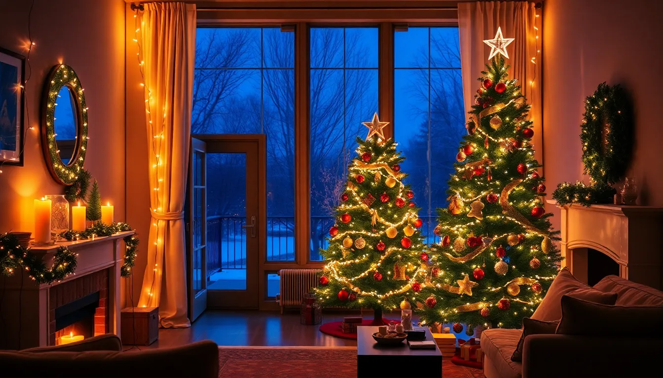 25 Stunning Christmas Living Room Decorating Ideas That'll Transform Your Space 6 25 Stunning Christmas Living Room Decorating Ideas That'll Transform Your Space 5