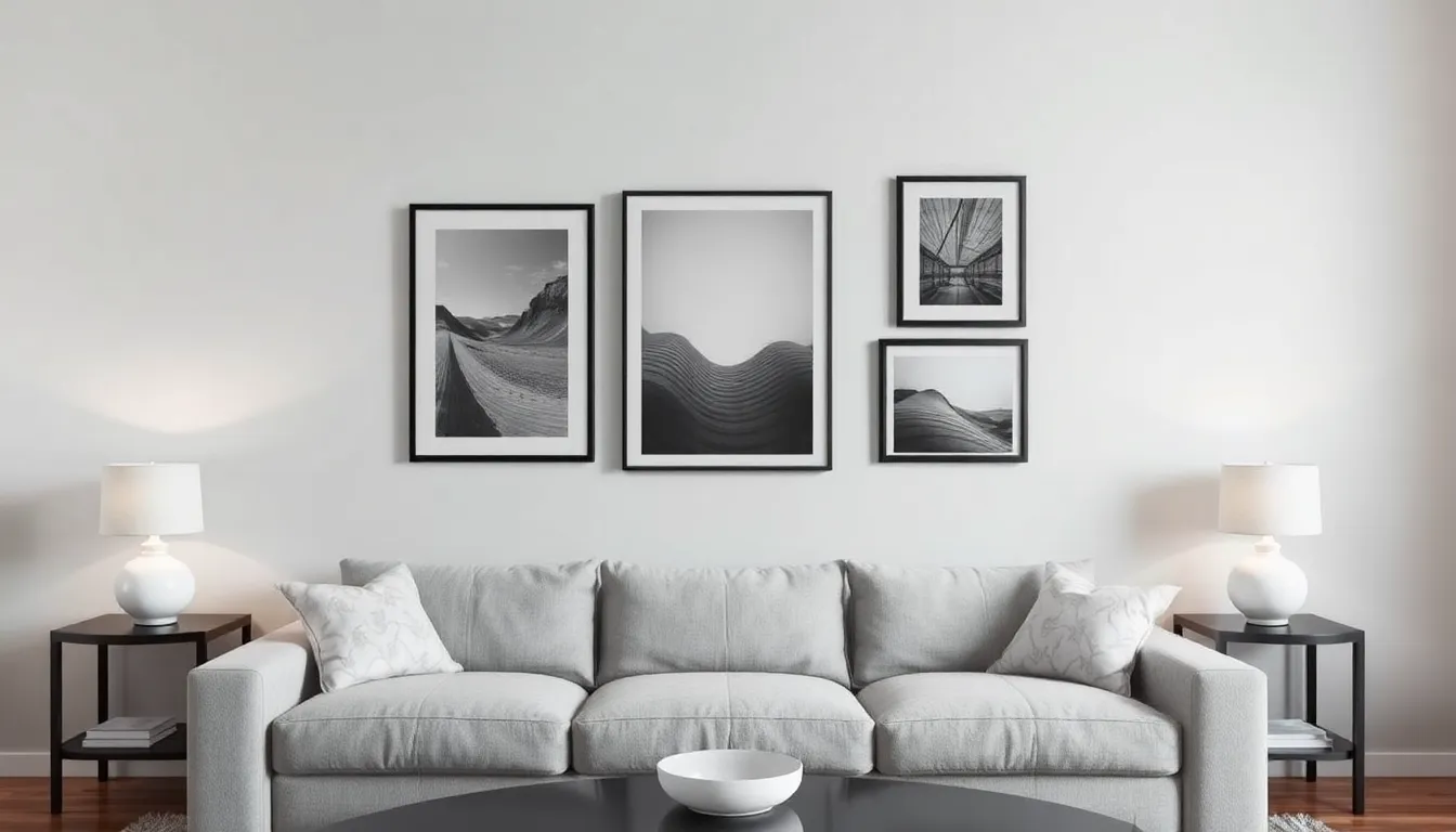15 Creative Ideas for Hanging Pictures in Living Room That Transform Your Space 6 15 Creative Ideas for Hanging Pictures in Living Room That Transform Your Space 5