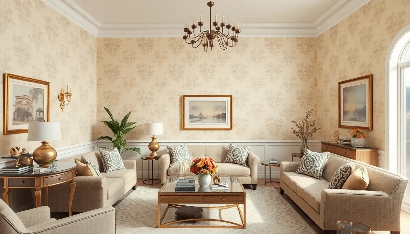 25 Stunning Living Room Wallpaper Ideas That Will Transform Your Space in 2025 5
