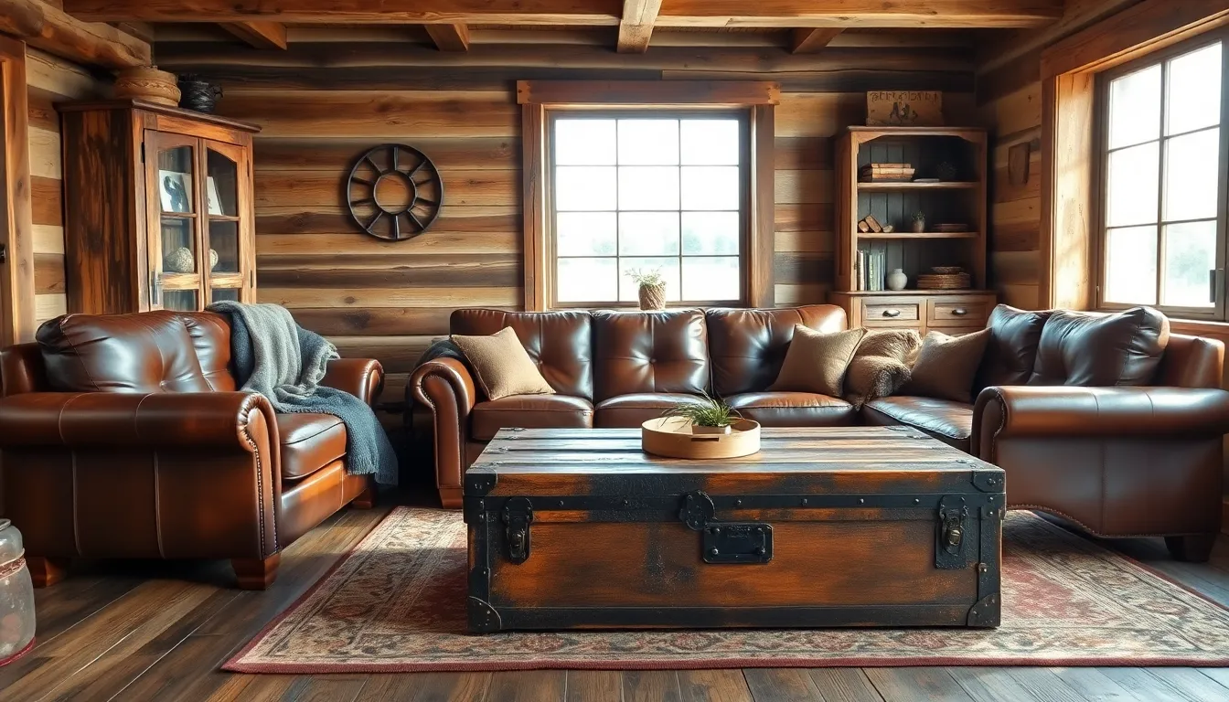 25 Cozy Rustic Living Room Ideas That'll Transform Your Space Into a Warm Retreat 6 25 Cozy Rustic Living Room Ideas That'll Transform Your Space Into a Warm Retreat 5