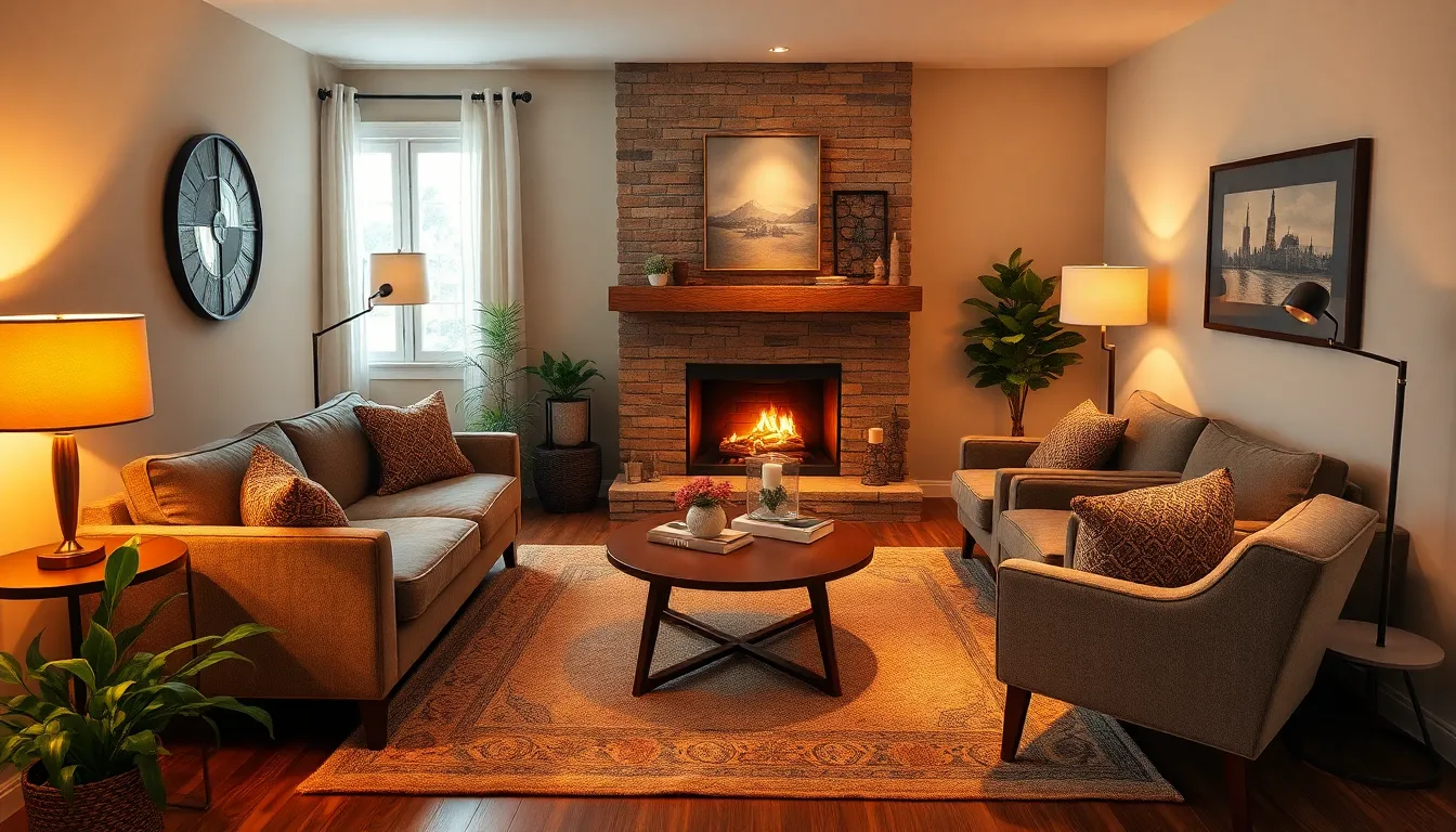 25 Genius Ideas for Small Living Room with Fireplace (Space-Saving Tips!) 6 25 Genius Ideas for Small Living Room with Fireplace (Space-Saving Tips!) 5