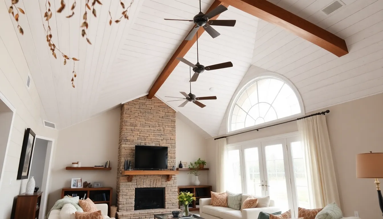 27 Stunning Ideas for Vaulted Ceiling Living Room Design That Actually Work 6 27 Stunning Ideas for Vaulted Ceiling Living Room Design That Actually Work 5