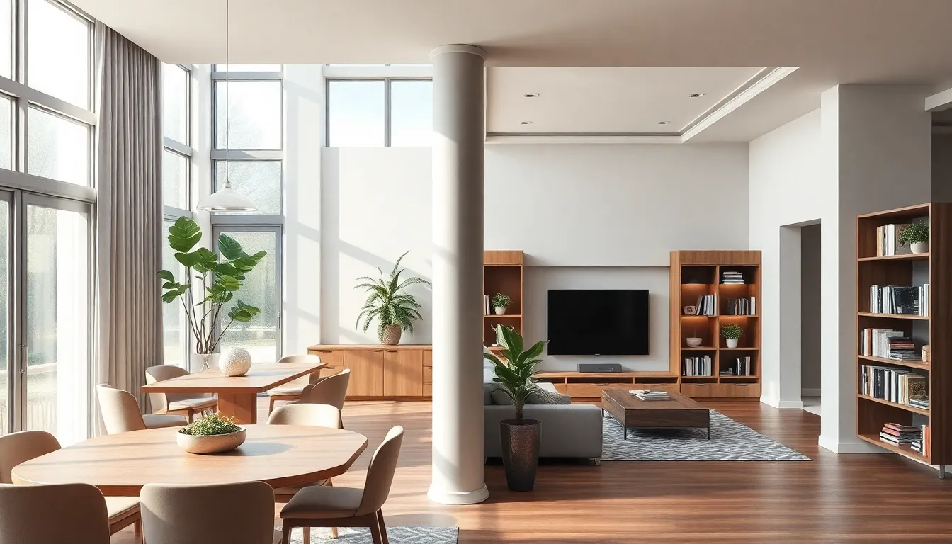 12 Creative Ideas to Separate Dining Room From Living Room Without Walls 6 12 Creative Ideas to Separate Dining Room From Living Room Without Walls 5