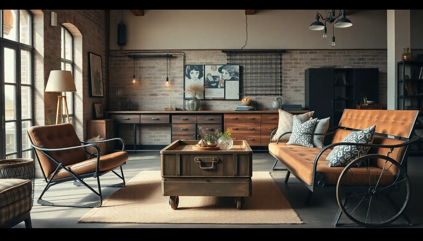 25 Industrial Living Room Ideas That Transform Your Space Into an Urban Sanctuary 6 25 Industrial Living Room Ideas That Transform Your Space Into an Urban Sanctuary 5