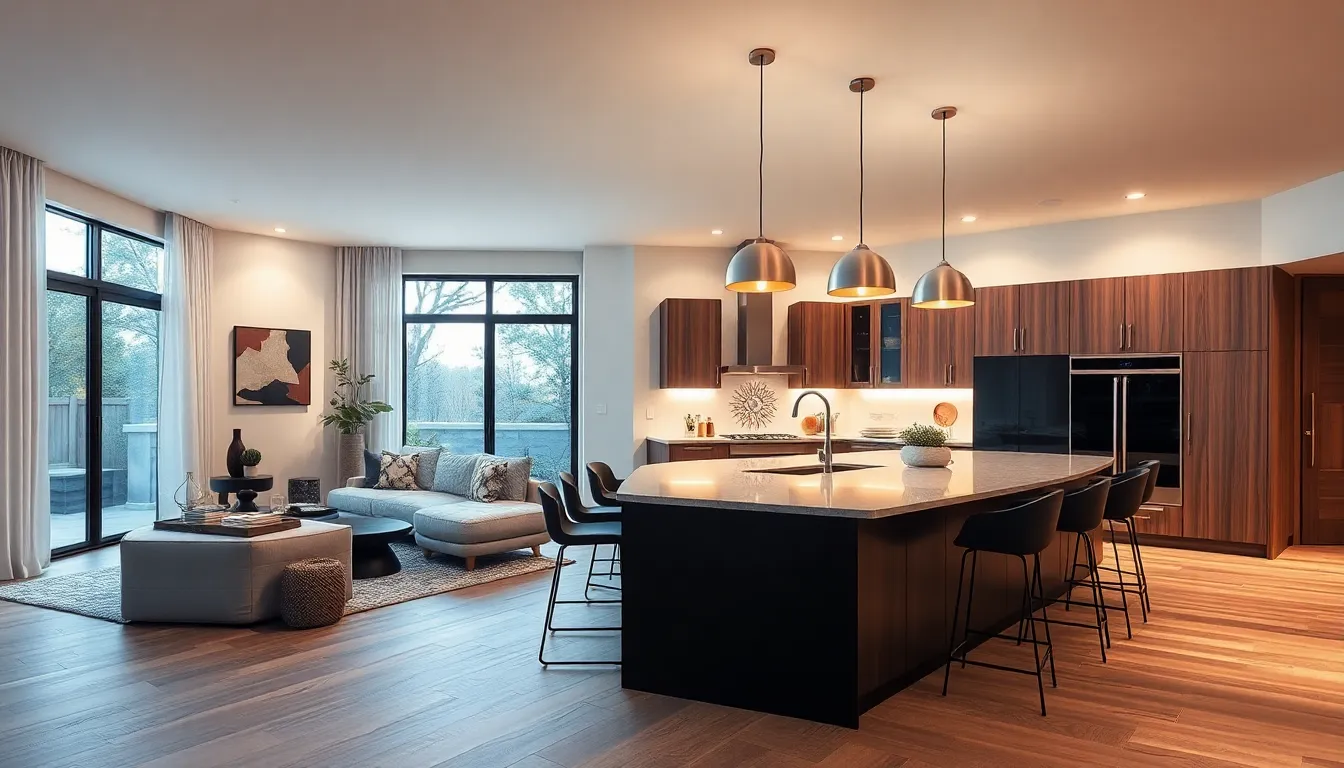 25 Kitchen Living Room Ideas That'll Transform Your Open Floor Plan 6 25 Kitchen Living Room Ideas That'll Transform Your Open Floor Plan 5