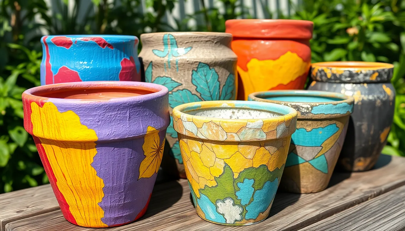 25 Creative Painting Pots Ideas to Transform Your Garden (Easy DIY Guide) 6 25 Creative Painting Pots Ideas to Transform Your Garden (Easy DIY Guide) 5