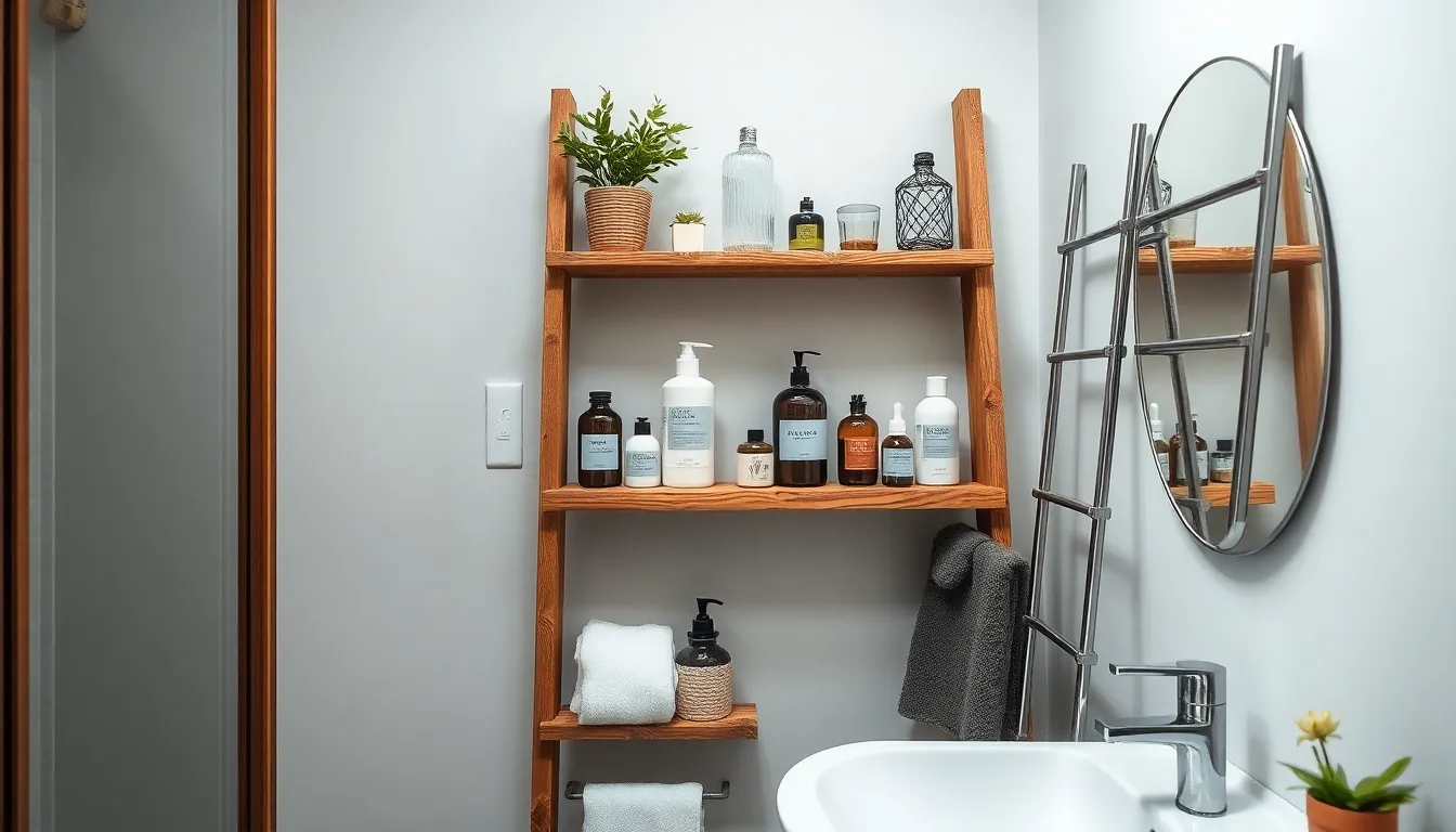 15 Genius Small Bathroom Shelf Ideas That Maximize Every Inch of Space 5