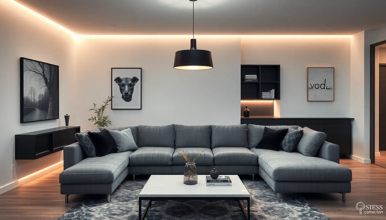 30 Stunning Black and Grey Living Room Ideas That Will Transform Your Space 8 30 Stunning Black and Grey Living Room Ideas That Will Transform Your Space 7