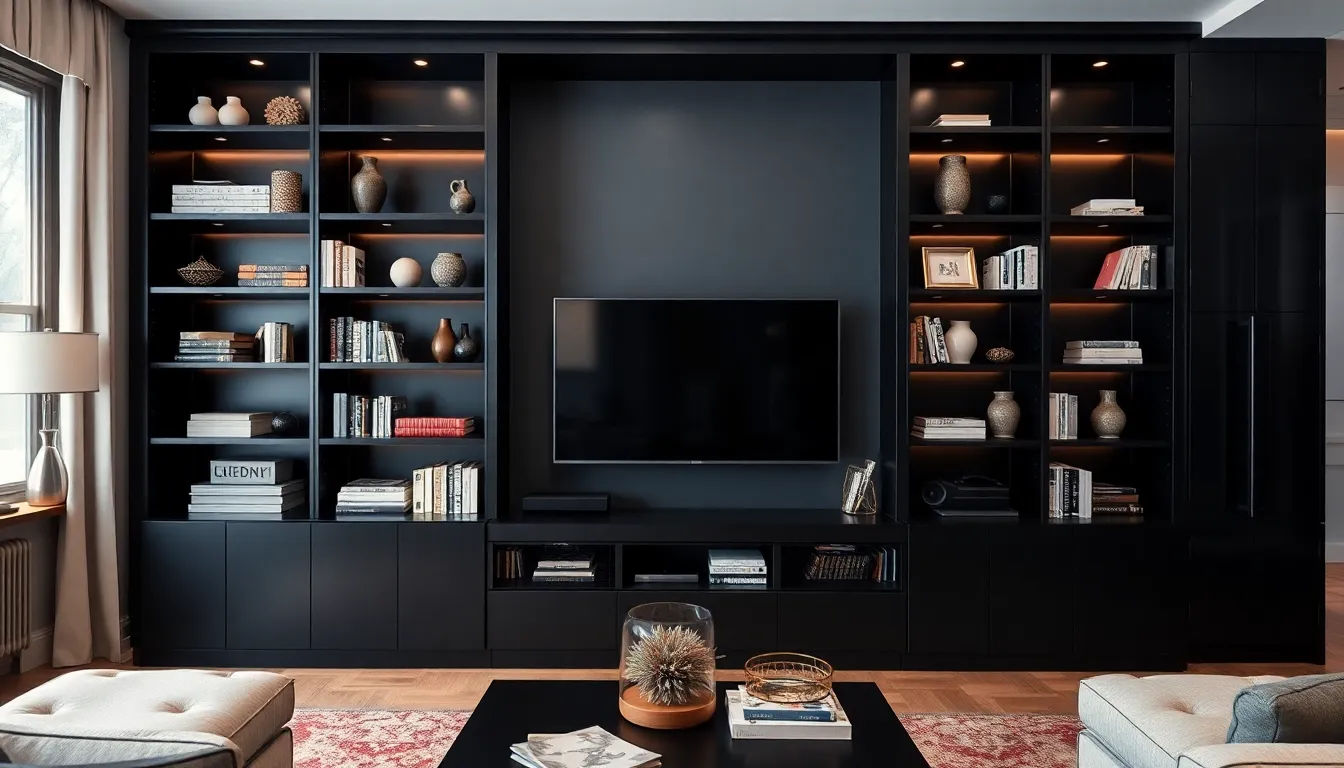 27 Stunning Black Living Room Ideas That Will Transform Your Space in 2025 8 27 Stunning Black Living Room Ideas That Will Transform Your Space in 2025 7