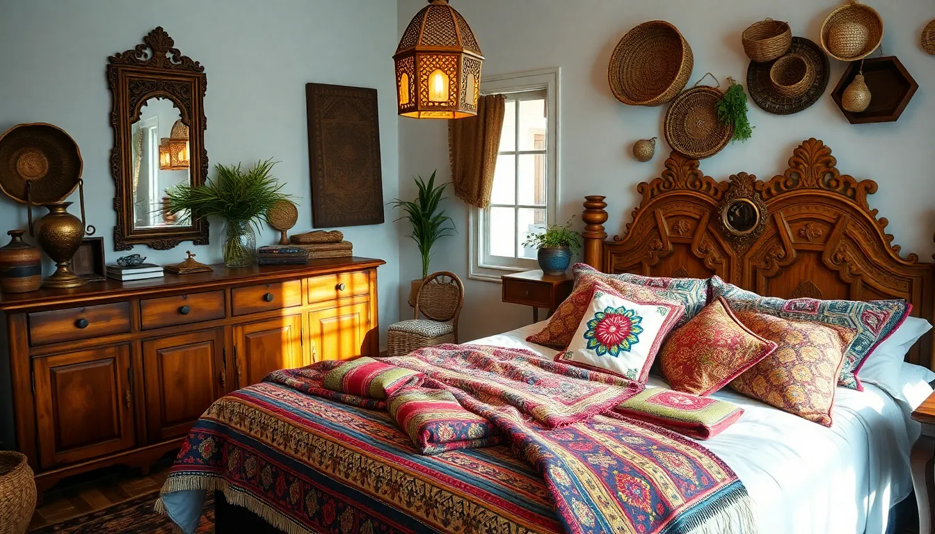 25 Dreamy Boho Bedroom Ideas to Transform Your Space Into a Cozy Sanctuary 8 25 Dreamy Boho Bedroom Ideas to Transform Your Space Into a Cozy Sanctuary 7