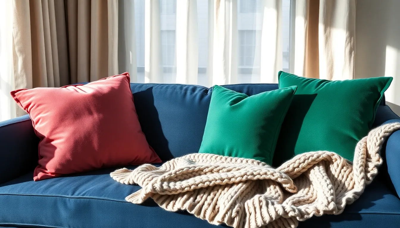 25 Stunning Dark Blue Sofa Living Room Ideas That Transform Any Space 7