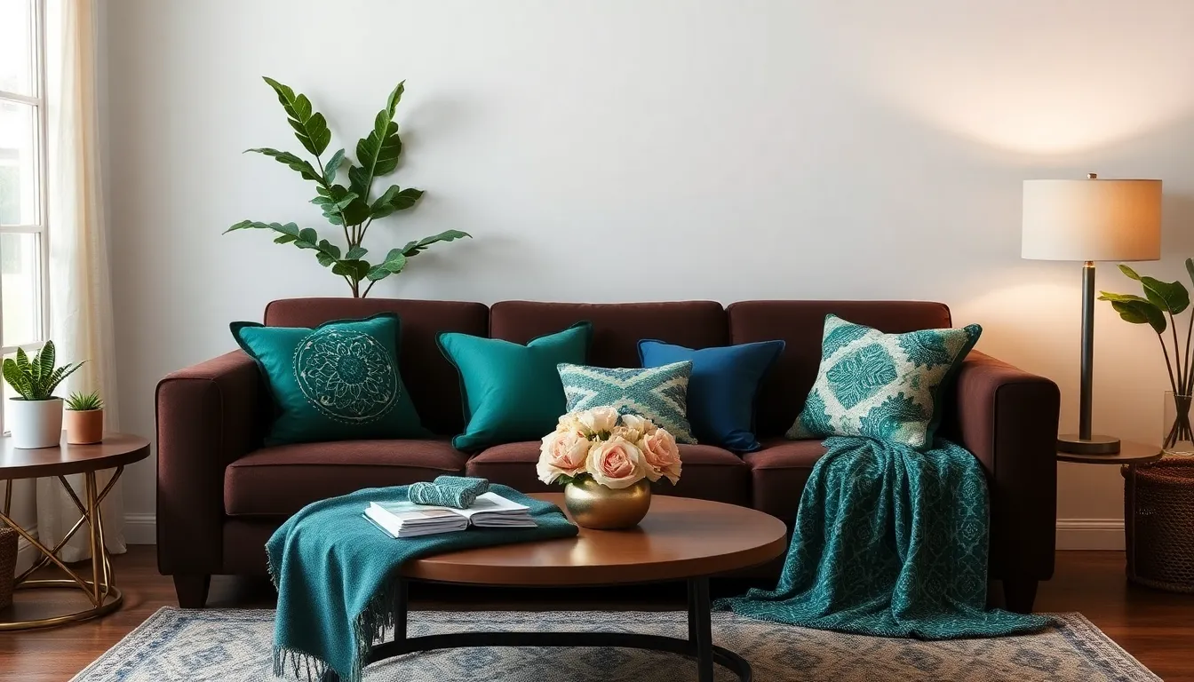 27 Stunning Dark Brown Couch Living Room Ideas That'll Transform Your Space 8 27 Stunning Dark Brown Couch Living Room Ideas That'll Transform Your Space 7