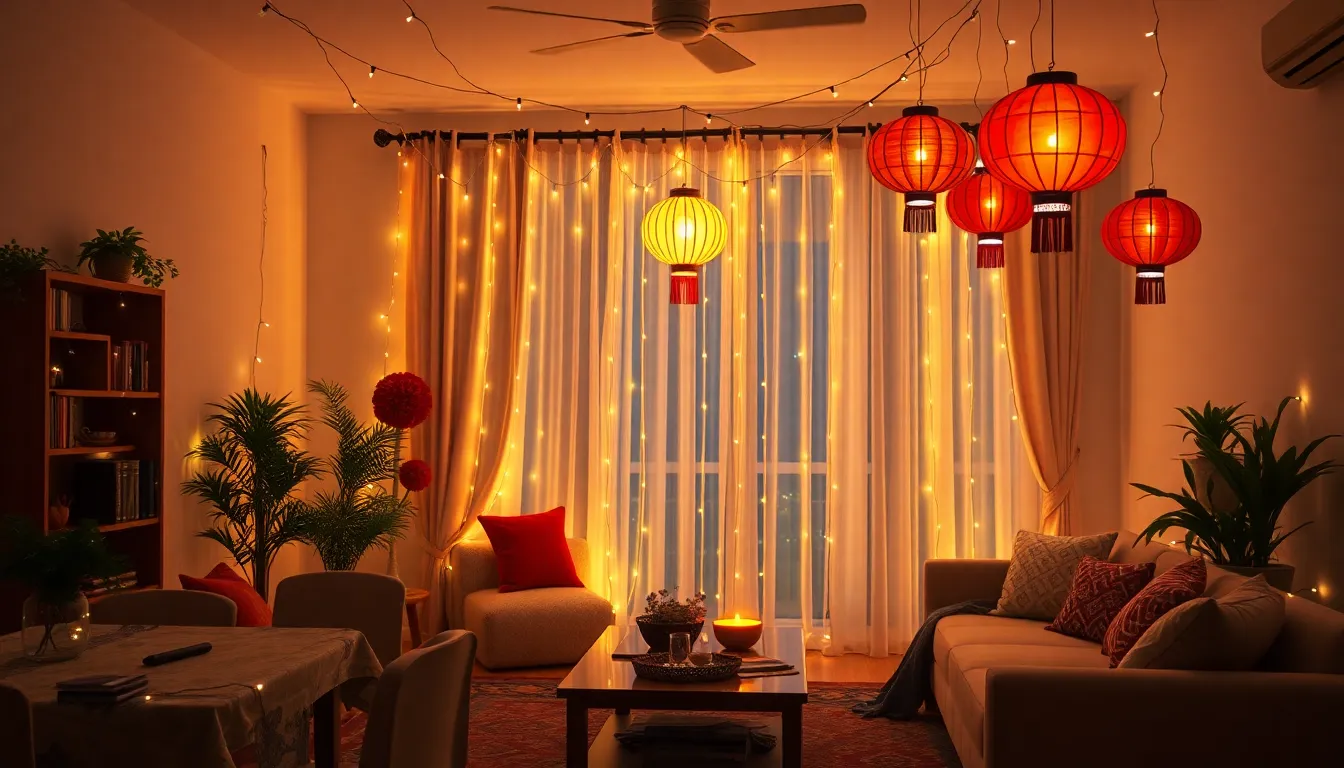 25 Stunning Diwali Decoration Ideas for Living Room (Traditional + Modern) 8 25 Stunning Diwali Decoration Ideas for Living Room (Traditional + Modern) 7