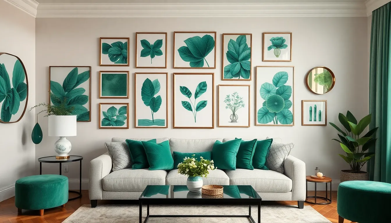 25 Stunning Emerald Green Living Room Ideas That Will Transform Your Space 7
