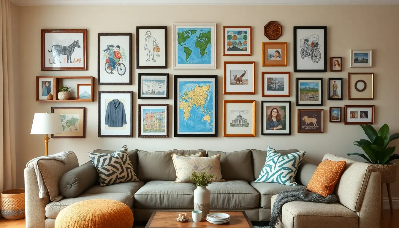 27 Family Picture Wall Ideas for Living Room That Transform Your Space 8 27 Family Picture Wall Ideas for Living Room That Transform Your Space 7