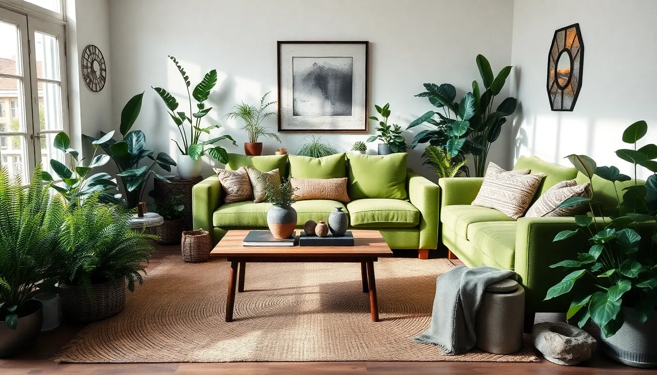 23 Stunning Green Couch Living Room Ideas That Will Transform Your Space 8 23 Stunning Green Couch Living Room Ideas That Will Transform Your Space 7