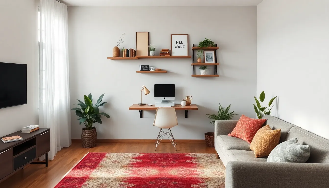 25 Genius Home Office in Living Room Ideas That Actually Work in Small Spaces 8 25 Genius Home Office in Living Room Ideas That Actually Work in Small Spaces 7
