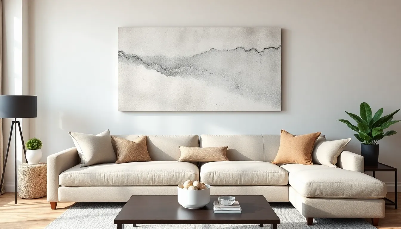 25 Stunning Ideas for Decorating Living Room Walls That Transform Any Space 8 25 Stunning Ideas for Decorating Living Room Walls That Transform Any Space 7