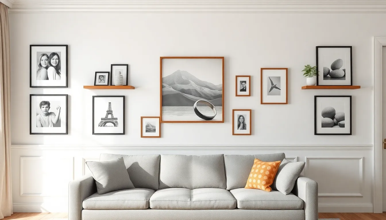 15 Creative Ideas for Hanging Pictures in Living Room That Transform Your Space 8 15 Creative Ideas for Hanging Pictures in Living Room That Transform Your Space 7