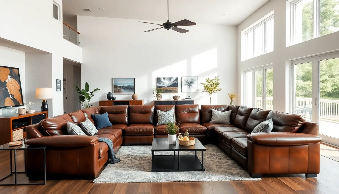 25 Stunning Leather Sofa Ideas for Living Room That'll Transform Your Space 8 25 Stunning Leather Sofa Ideas for Living Room That'll Transform Your Space 7