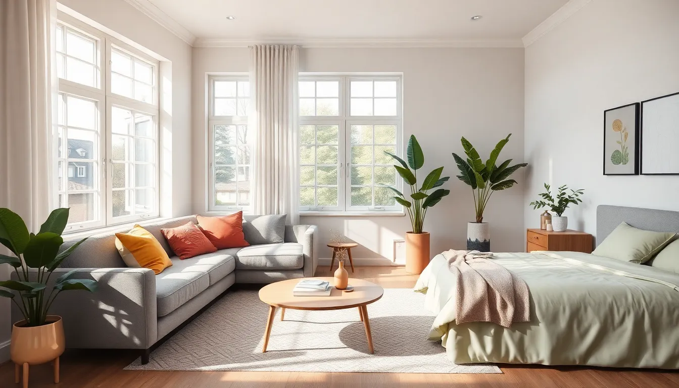 27 Genius Living Room Bedroom Combo Ideas That Actually Work in Small Spaces 8 27 Genius Living Room Bedroom Combo Ideas That Actually Work in Small Spaces 7