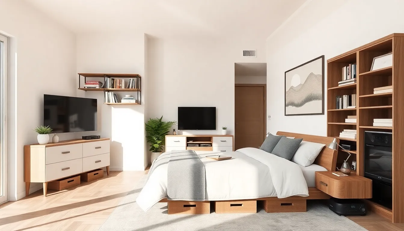 25 Genius Living Room Bedroom Ideas That Actually Work in Small Spaces 8 25 Genius Living Room Bedroom Ideas That Actually Work in Small Spaces 7
