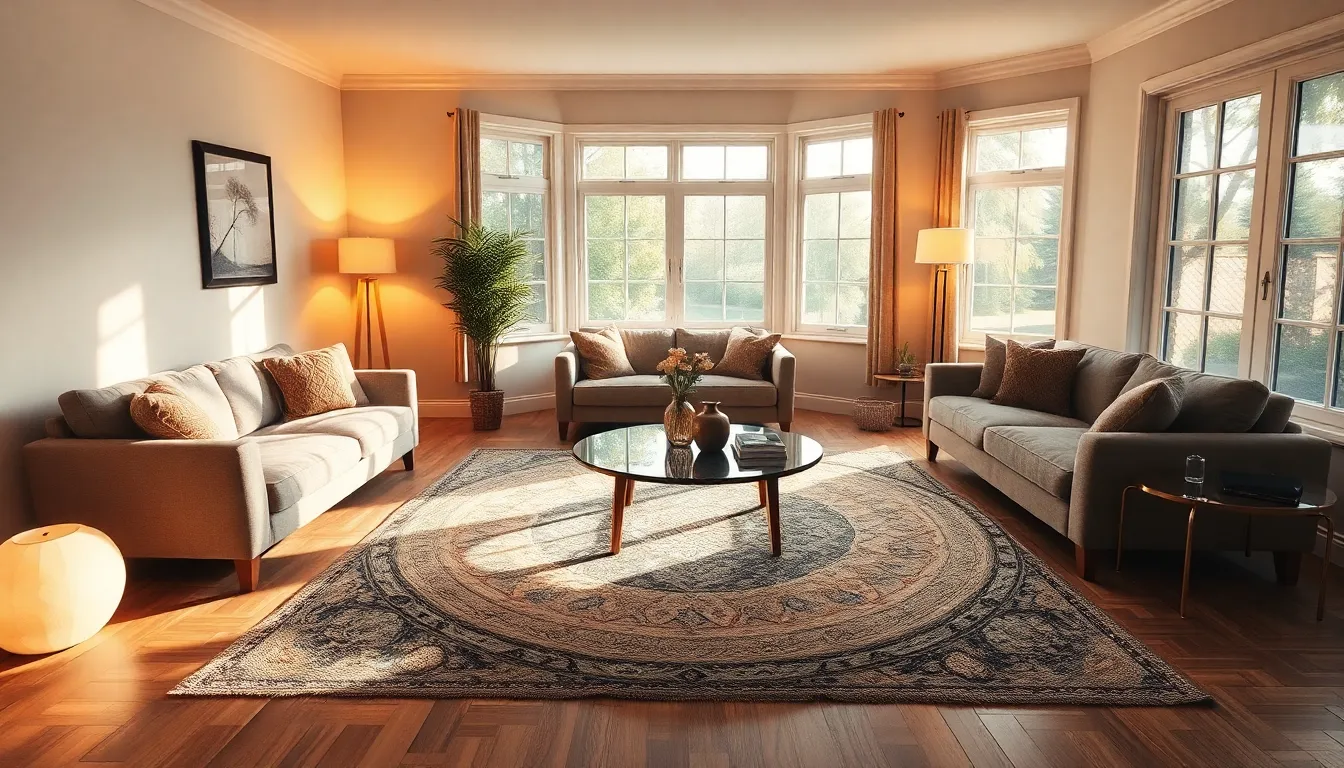 27 Stunning Living Room Carpet Ideas to Transform Your Space in 2025 8 27 Stunning Living Room Carpet Ideas to Transform Your Space in 2025 7